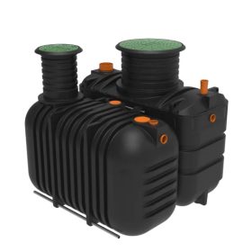   BioTec® Flo árammentes háztartási szennyvíztisztító - 6 személyig, gravitációs kivezetés