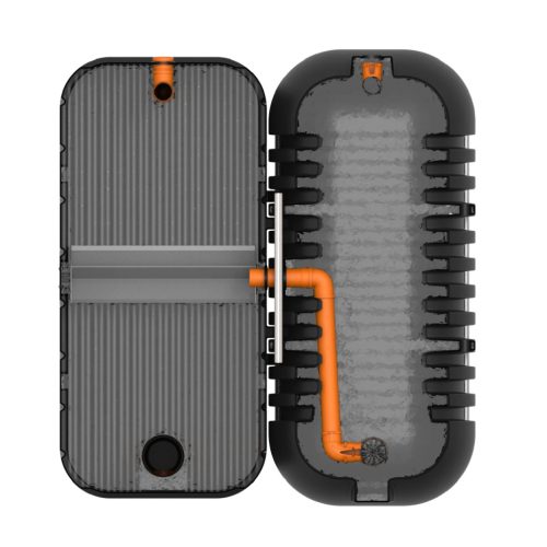 BioTec® Flo árammentes háztartási szennyvíztisztító - 6 személyig, szivattyús kivezetés