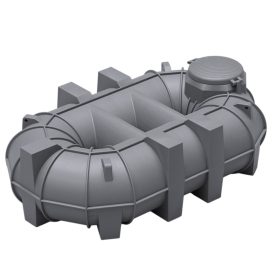   Canotto egyrészes lapos földalatti tartály 6500 literes méretben