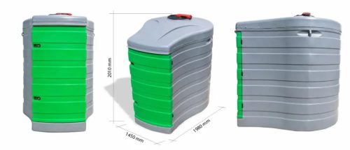 Álló gázolaj tartály - 1500 liter