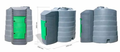Álló gázolaj tartály - 9000 liter