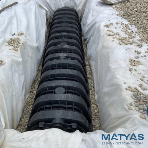 Drening szikkasztó alagút elem esővíz és tisztított szennyvíz szikkasztásához 300L térfogattal