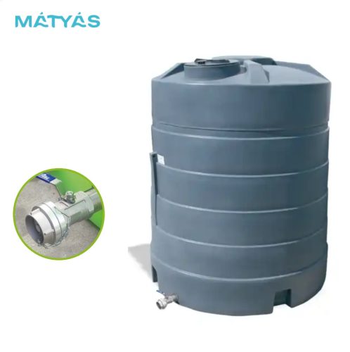 Műtrágya és esővíz tartály, duplafalú - 12000 liter