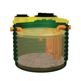 Olajvisszatartó akna