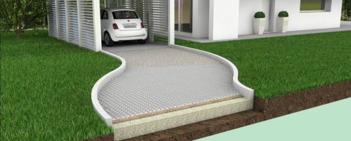 Geogravel – Kavics- és gyepstabilizáló burkolatrács (ár / m2)