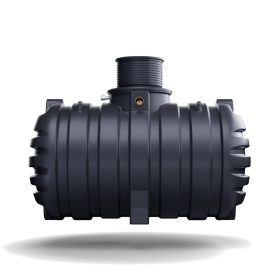   RainStorePRO 10000 esővíz/szennyvíz tartály, 10000L (10 m3) kapacitással, zárható fedéllel és gyári nyakmagasítóval