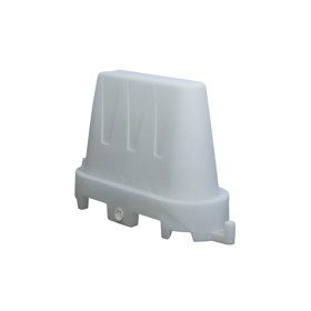 Fehér közúti korlát