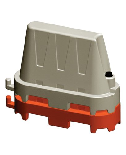 Fehér közúti korlát